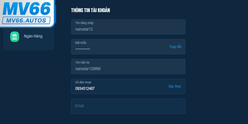 Cung cấp đầy đủ, chính xác thông tin khi thiết lập hồ sơ ID