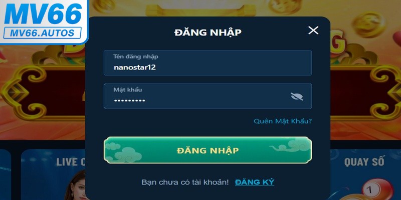 Đăng nhập MV66 là thao tác cơ bản nhưng vô cùng quan trọng