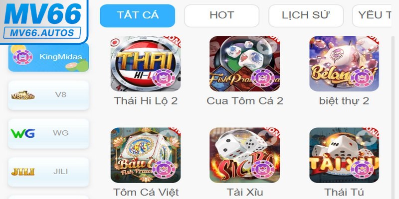 Game bài MV66 hội tụ những trò chơi trí tuệ kinh điển